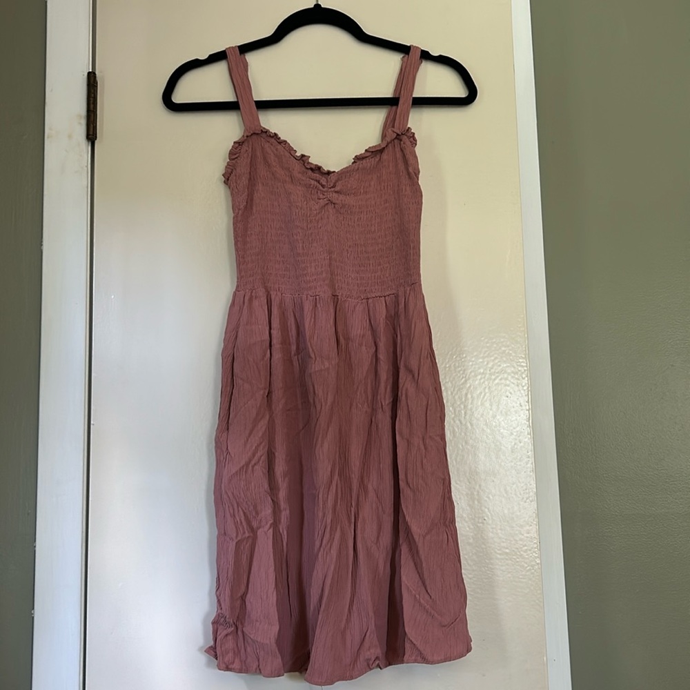 Market & Spruce pink dress with pockets